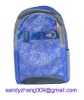 China blue school backpack