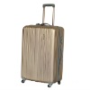 China brand-new ABS trolley luggage,20'',24'',28'',Cubic - Ultra Lightweight Spinner,4 China-Made 360 Swivel Wheels