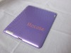 China manufacturer For IPad TPU soft protect cases, with Logo showing hole, purple