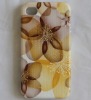 Chinese flower leather case with blanket inside mobile phone protective hard case for iPhone 4G