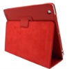 Christmas Promotion--for ipad2 leather case cover with Lichee Pattern