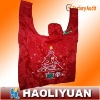 Christmas eco-friendly foldable shoping bag