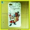 Christmas theme ABS case cover for iphone 4g/4gs