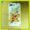 Christmas theme ABS cover for iphone 4g/4gs