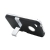 Chrome Tech Kickstand Case for iPhone 4/4S (Black)