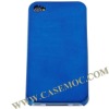 Chromed Electroplating Hard Case Cover for iPhone 4(Blue),high quality