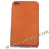Chromed Electroplating Hard Case Cover for iPhone 4(Orange),high quality