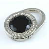 Circle Shape Folding Crystal handbag hanger Holders Purse Hooks