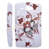 Cirrus And Butterfly Design Silicon Skin Gel Shell Case For HTC ChaCha G16