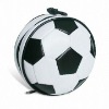 Classic Black And White Neoprene Football CD Disc Bag