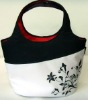 Classic Black Flower Lunch Cooler Bag