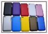 Classic Carbon Fiber PU Leather Case for iPod Touch 4