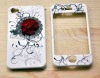 Classic Cartoon flower hard case For Iphone4/4s mobile Phone Case,cover