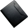 Classic Leather Padfolio Case for iPad 2 (Black)