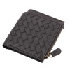 Classic Leather Woven Coin Purse