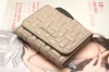 Classic beige short pattern leather ladies wallet,DPV-086