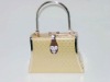 Classic golden lady beautiful wedding clutch bag
