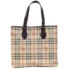 Classical Canvas Tote Bag Leather Handle