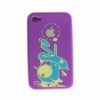 Classical Design soft Embossed Mobile Phone case for iphone4/ for iphone4 accessories