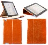 Classical Folding stand leather bag for Apple iPad 2