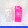 Clear Chrismas gift PVC ice bag for packing Coca-cola