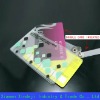 Clear & Colourful PVC card holder with fashional design