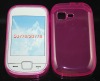 Clear Gel Mobile Phone TPU Case For Samsung S3770 S3778