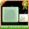 Clear Green Silicone Skin Case for iPod Shuffle 4 Gen