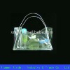 Clear PVC Cosmetic Bag for promotion with two handle