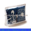 Clear PVC Cosmetic bag with plastic Verco zipper