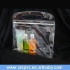 Clear PVC Cosmetics Bag with Zipper XYL-D-C076