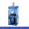 Clear PVC ice wine bag with 2 handles