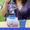 Clear PVC ice wine bag with 2 handles