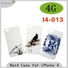 Clear Plastic Hard Case for iPhone 4