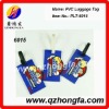 Clear Plastic Luggage tags