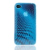 Clear TPU Soft Case Cover for apple iphone 4G OS 4,Blue