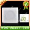 Clear White Silicone Skin Case for iPod Shuffle 4 Gen