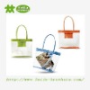 Clear beach shopper bag