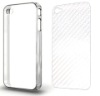 Clear case & Carbon fiber sticker for iPhone 4
