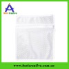 Clear mesh material drawstring laundry bag
