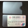 Clear pvc credit card holder