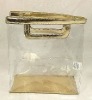 Clear pvc handle bags