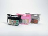 Clear pvc zipper cosmetic bag