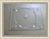 Clear single-sided DVD tray