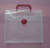 Clear/utility PP Plastic Briefcase with hanger