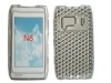 Clearly Diamond Veins TPU Cell Phone Case For Nokia N8