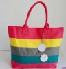 Cloth Combined Canvas Tote Bag