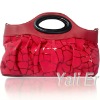 Clutch bag red stylish handbag