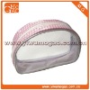 Clutch small pink zipper PVC cosmetic pouch