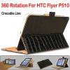 Coffe Stand 360 degree rotating Leather Cover Case For 7" Tablet folio